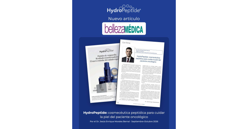 HydroPeptide in Belleza Médica: peptide cosmeceuticals for oncology skin care
