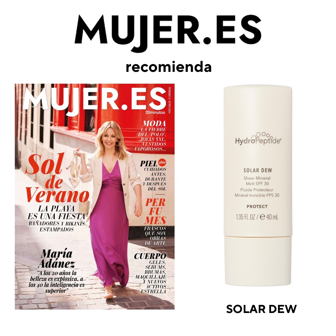 ¡Protege tu piel con Solar Dew de Hydropeptide y disfruta del sol con total seguridad!