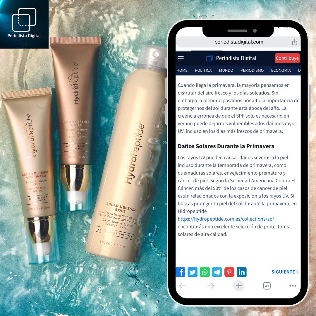 La reconocida revista nos ha honrado con una entrevista para hablar sobre la importancia de proteger nuestra piel